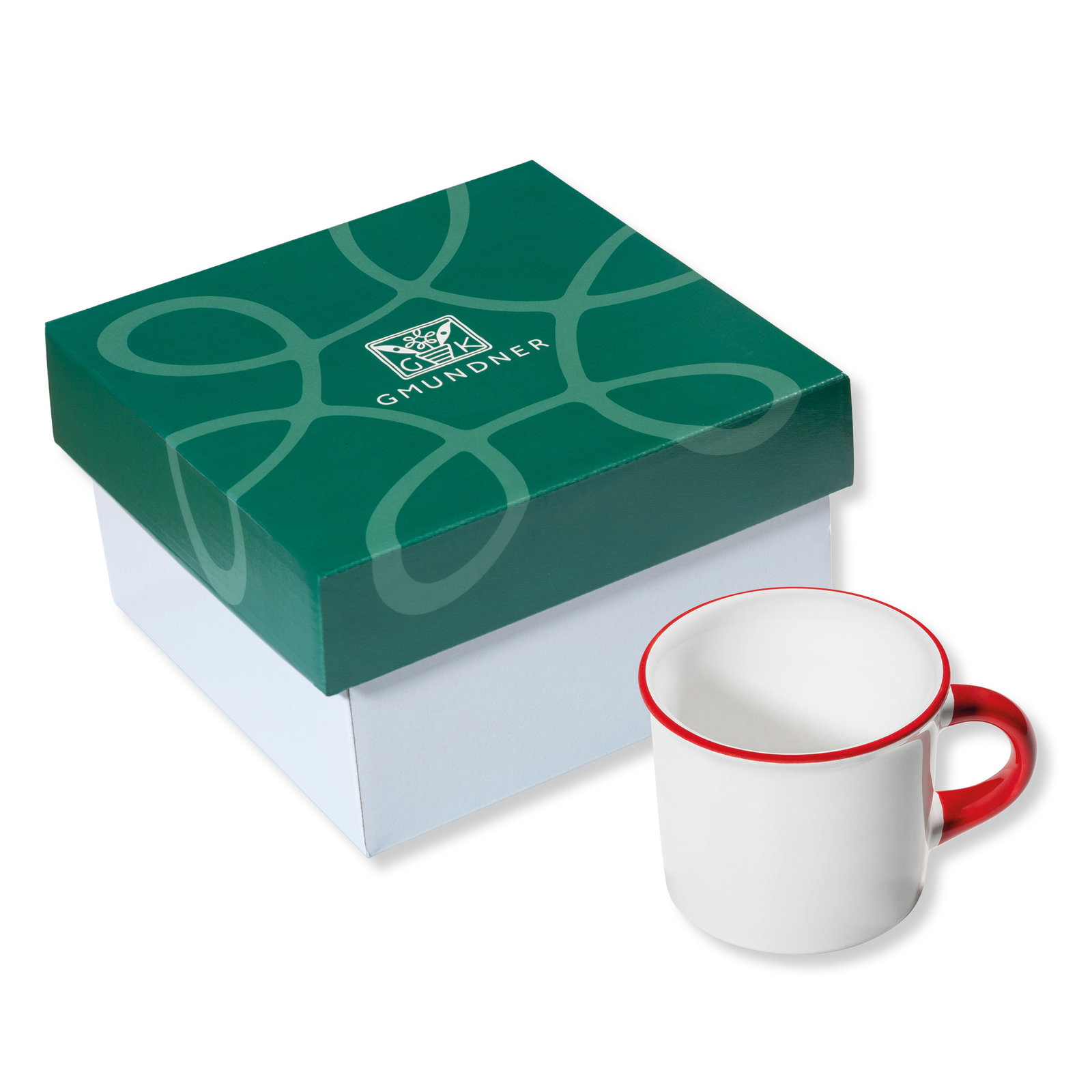 Rim Ruby Red, Mug With Handle (0,24 L)